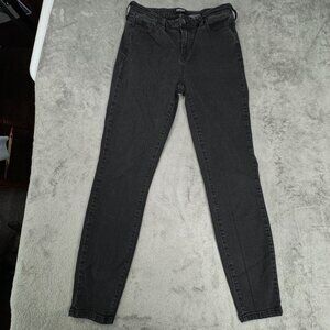 Buffalo David Bitton Women's Black Jeans Size 6/28 Mollie High-Rise Stretch Skin
